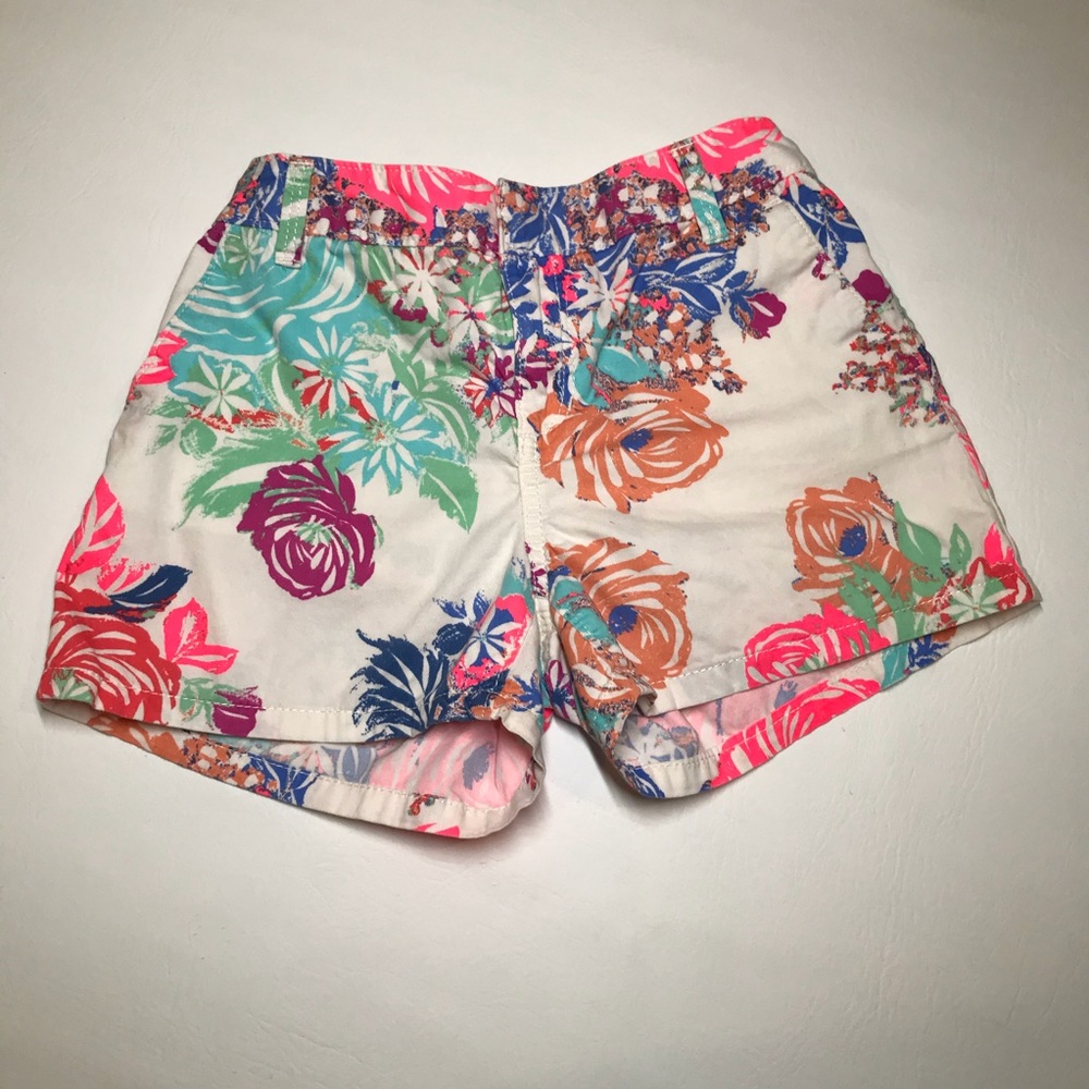 Old Navy Girls Multicolored Flower Short